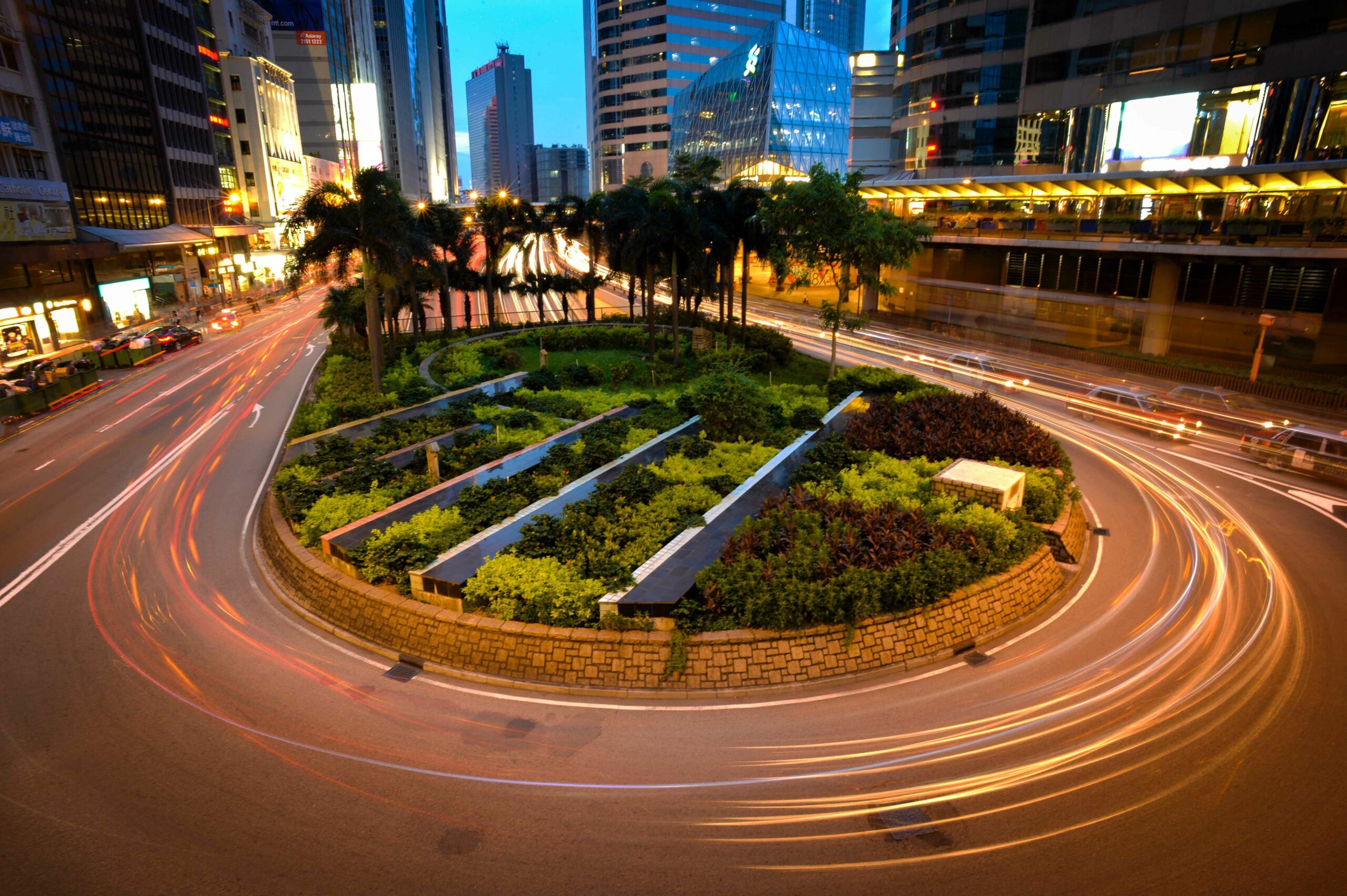 stock image of a road with cars driving fast